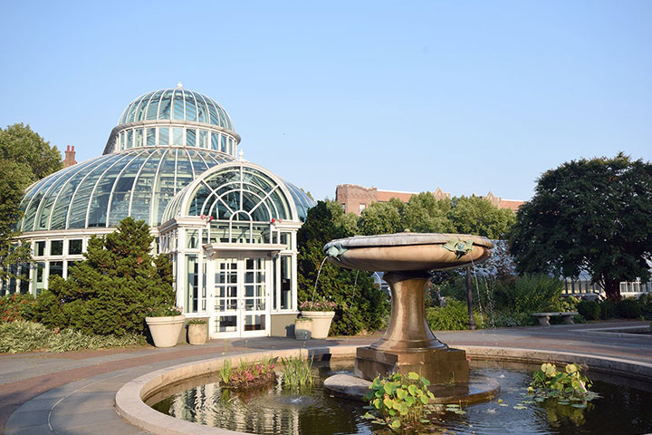 Brooklyn Botanic Garden in Prospect Heights