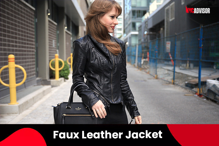 Faux Leather Jacket to Wear