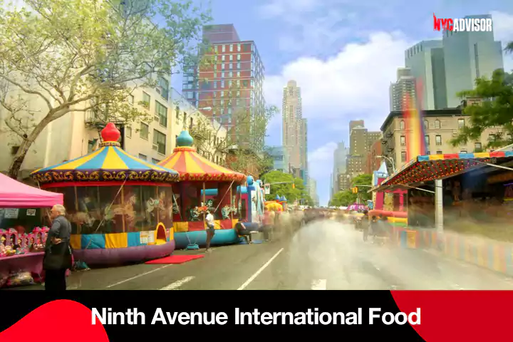 Ninth Avenue International Food Festival in NYC