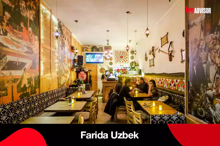 Farida Uzbek Restaurant, NYC