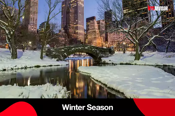 Winter Season in New York City for Tourists and Travelers