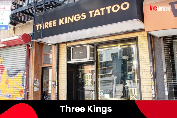 Three Kings Tattoo Studio in Greenpoint, NYC