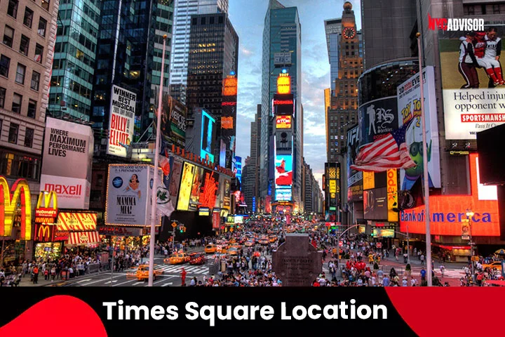 The Times Square Location, New York