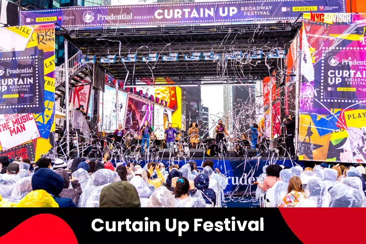 Free Event Curtain Up Broadway Festival in New York City October