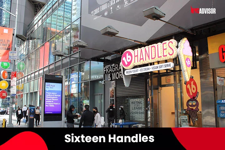 Sixteen Handles Ice Cream in New York City
