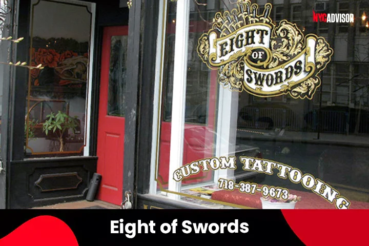 Eight of Swords Tattoo Shop in Williamsburg, NYC