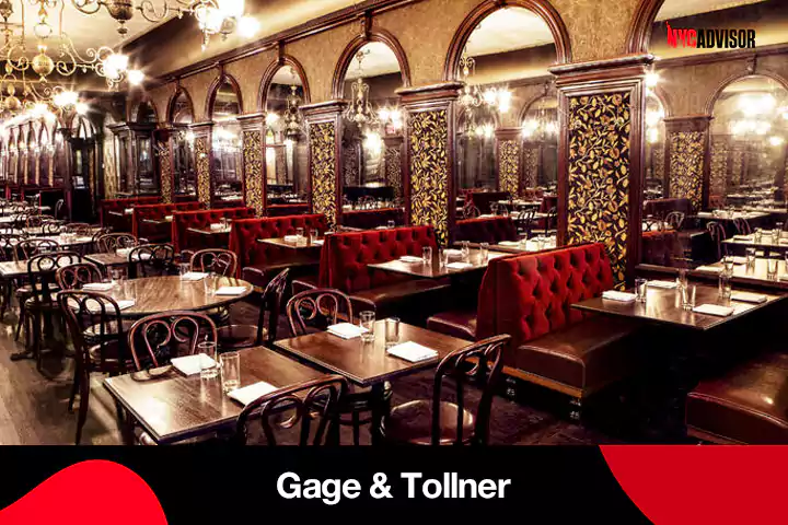 Gage & Tollner Restaurant in New York