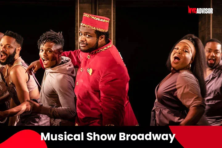 Attend�a genuine musical show on Broadway itself.