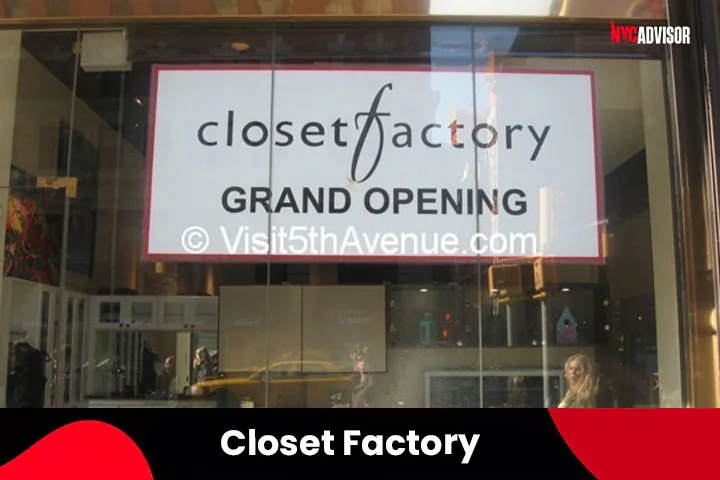 Closet Factory on Fifth Avenue