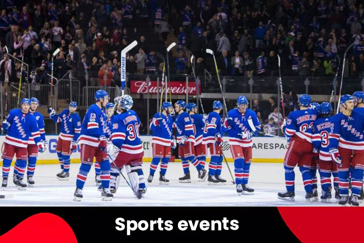 Sports events in New York, October