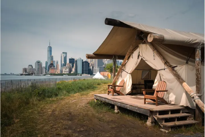Whoop It Up for Glamping on Governors Island in Summer