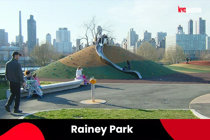 Rainey Park in April, NYC