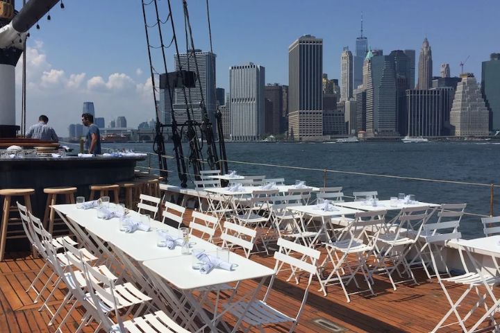 Floating Bar and Cafe Pilot at Pier Six