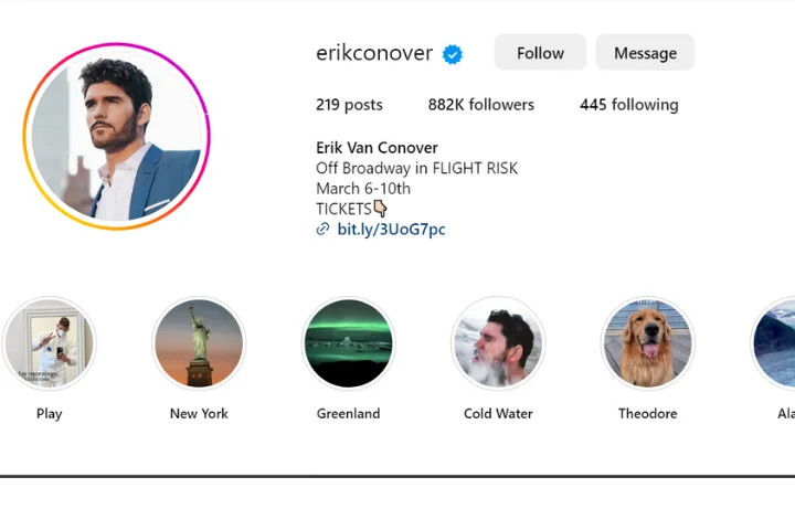 Erik Conover NYC Influencer