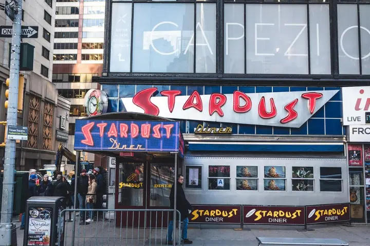 Dine in at the Stardust Diner Restaurant on Broadway