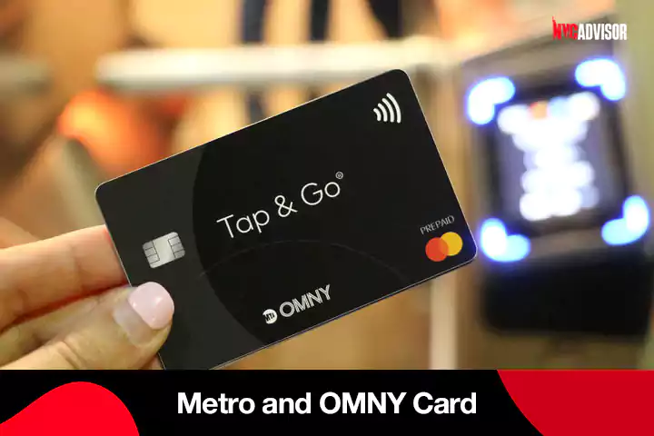 Metro Card and OMNY Card in NYC