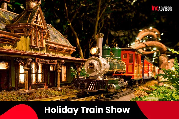 visit ny in november Holiday Train Show in NYC