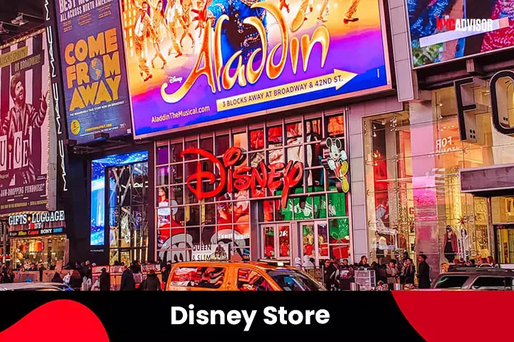 Disney Store in Times Square, NYC