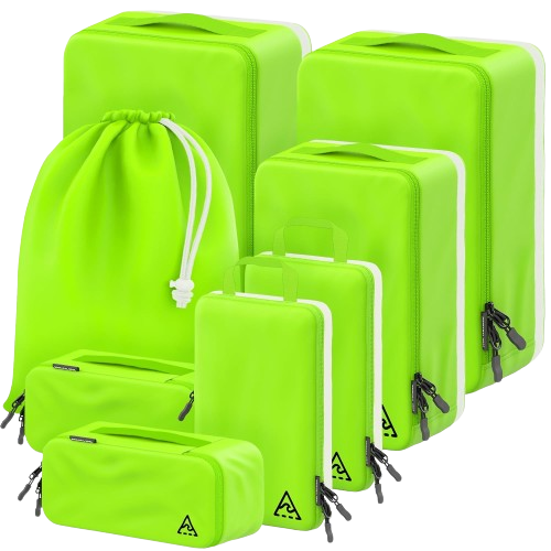 8. Well-Traveled Deluxe Compression Packing Cubes Features