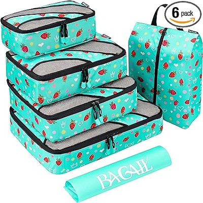 5. Bagail Six-Piece Packing Cube Set