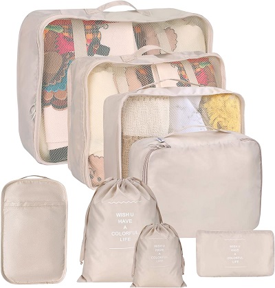 10. Kingdalux Packing Cubes