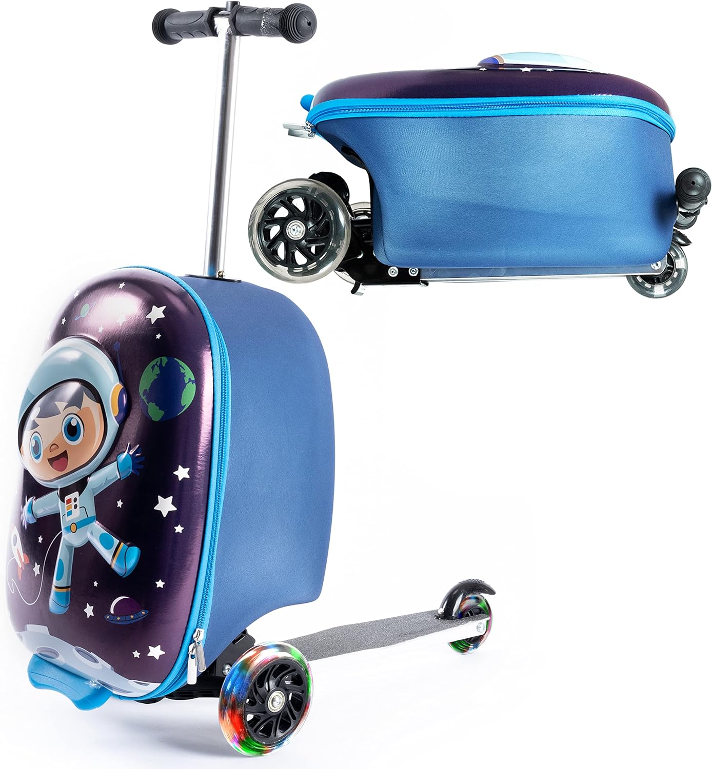 5. Kiddie Totes Hard-Side Kids Spinner Luggage