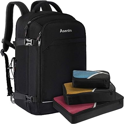 4. The Best Portable Asenlin 40L Backpack Luggage 
