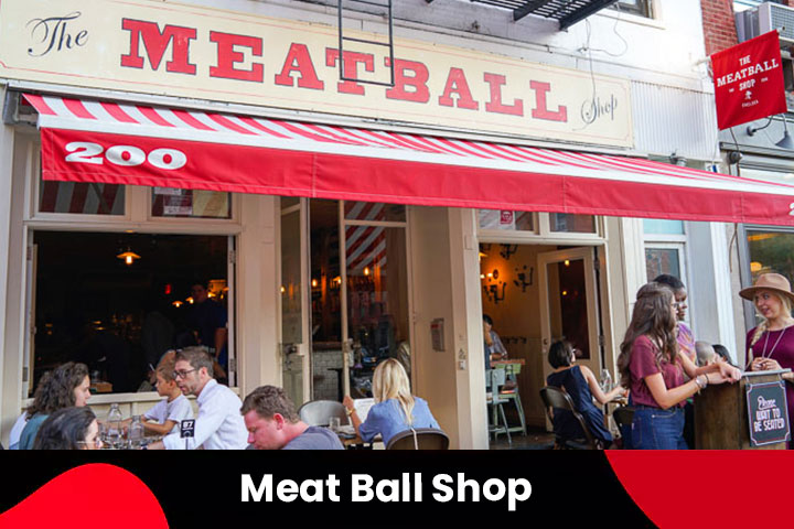 9. Meat Ball Shop Kid-Friendly Restaurant in New York  