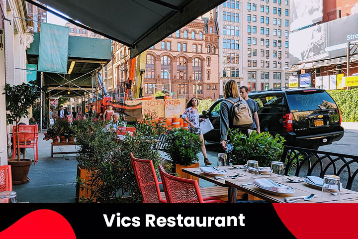 26. Vics Restaurant in NYC