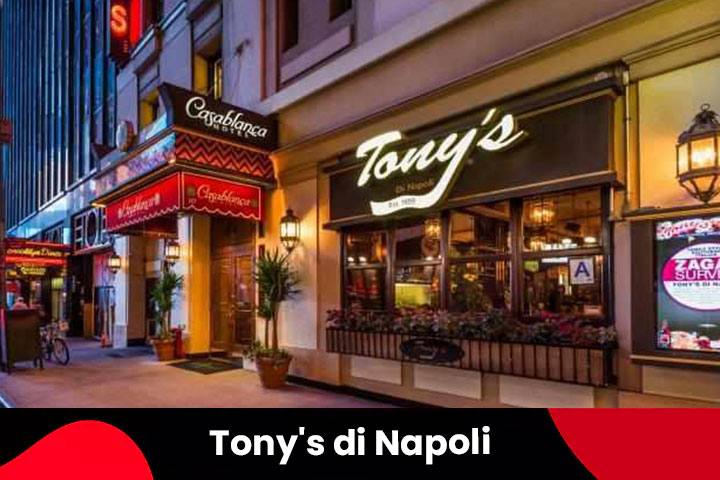 46. Tony's di Napoli Restaurant in NYC