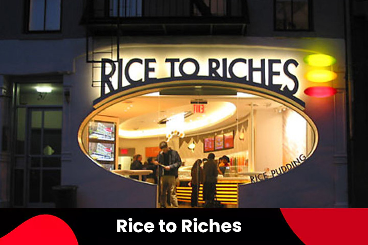 47. Rice to Riches Restaurant in NYC