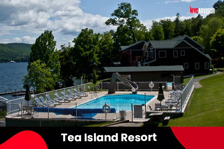 17. Tea Island Resort at Lake George, New York