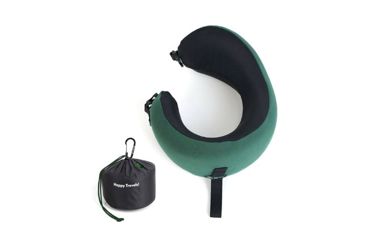 7. Cushion Lab Ergonomic Travel Pillow