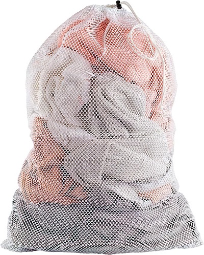 1. Handy Laundry Mesh Laundry Bag for Sleeping Bag Storage   