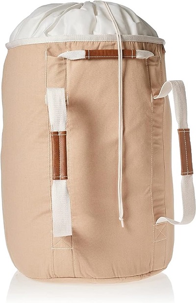 3. Clever Made Laundry Bag Backpack for Storage   