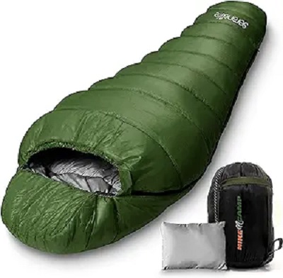 4. Seren Life Backpacking Sleeping Bag    