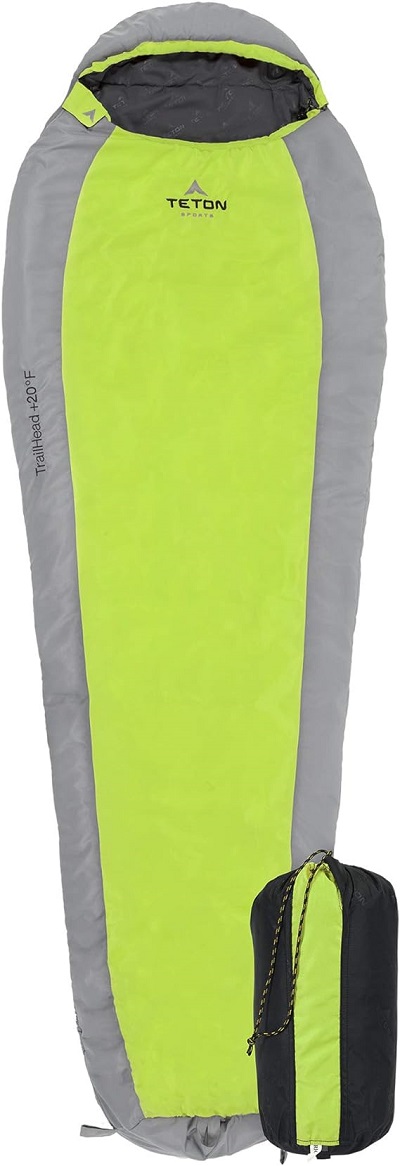 5. Teton Sports Backpacking Sleeping Bag    