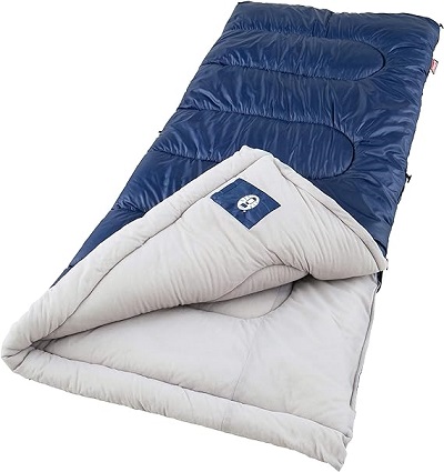 9. Coleman Brazos Backpacking Sleeping Bag    