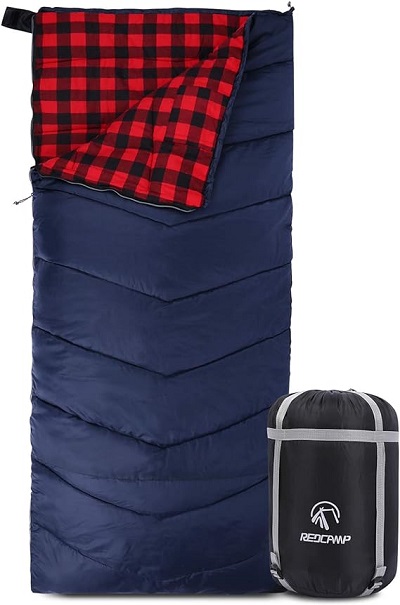 11.	Red Camp Backpacking Sleeping Bag    