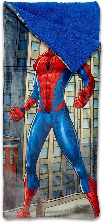 6. Northwest Spider-Man Kids Sleeping Slumber Bags 