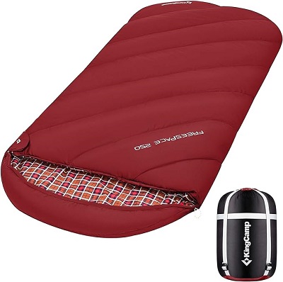 1. King Camp XL Backpacking Sleeping Bag 