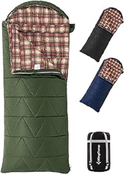 2. King Camp Sleeping Bag for Outdoor 