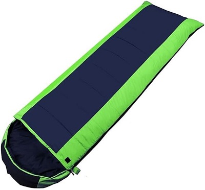 6. DDER Envelope Shaped Sleeping Bag for Camping 