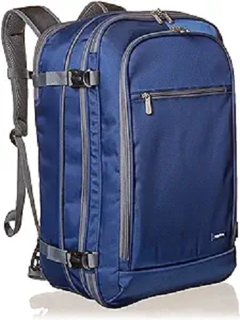 8. Amazon Basics Convertible Backpack for International Travel 