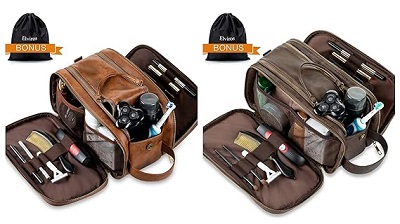 11. Elviros Dopp Kit Toiletry Travel Bag 