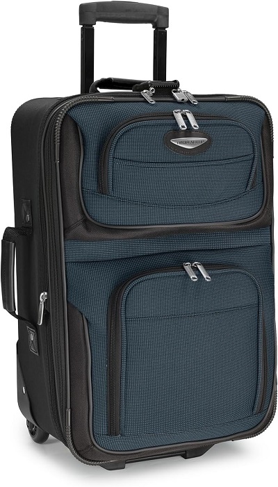 6. The Travel Select Amsterdam Carry-on Soft Surface Luggage 