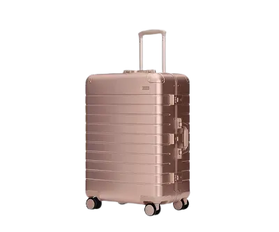 9. Away Aluminum Hard-Side Suitcase